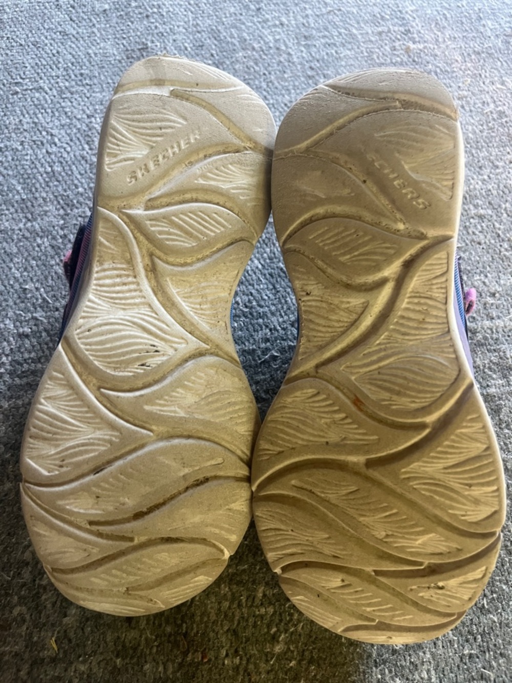 Skechers Kids Navy Purple & Pink Tie-Dye Light-Up Sneakers - Picture 6 of 8